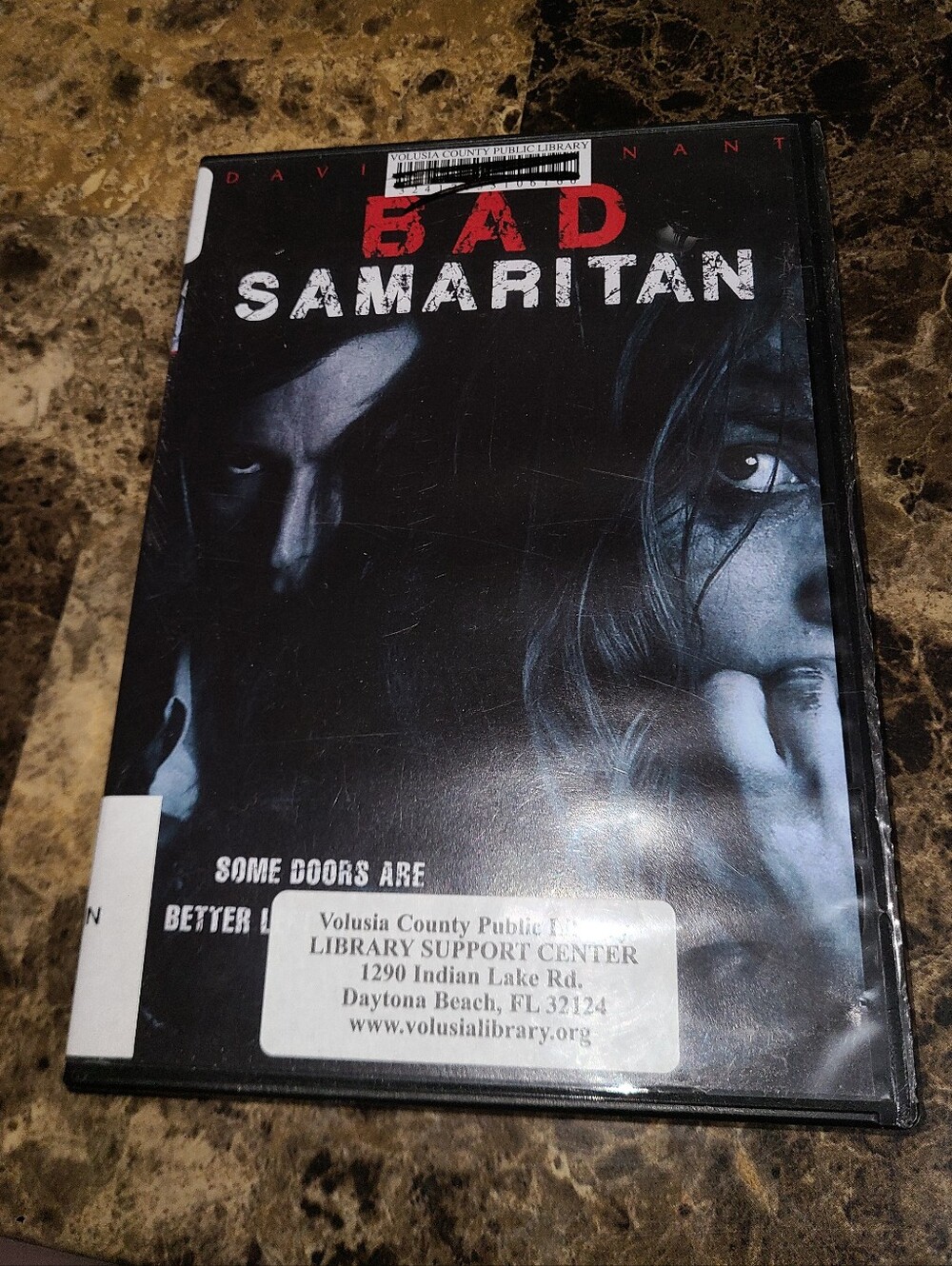 Bad Samaritan DVD (former library copy)